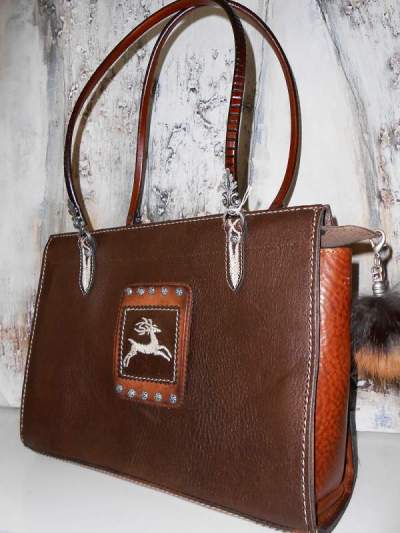 LEDERTASCHE HIRSCH